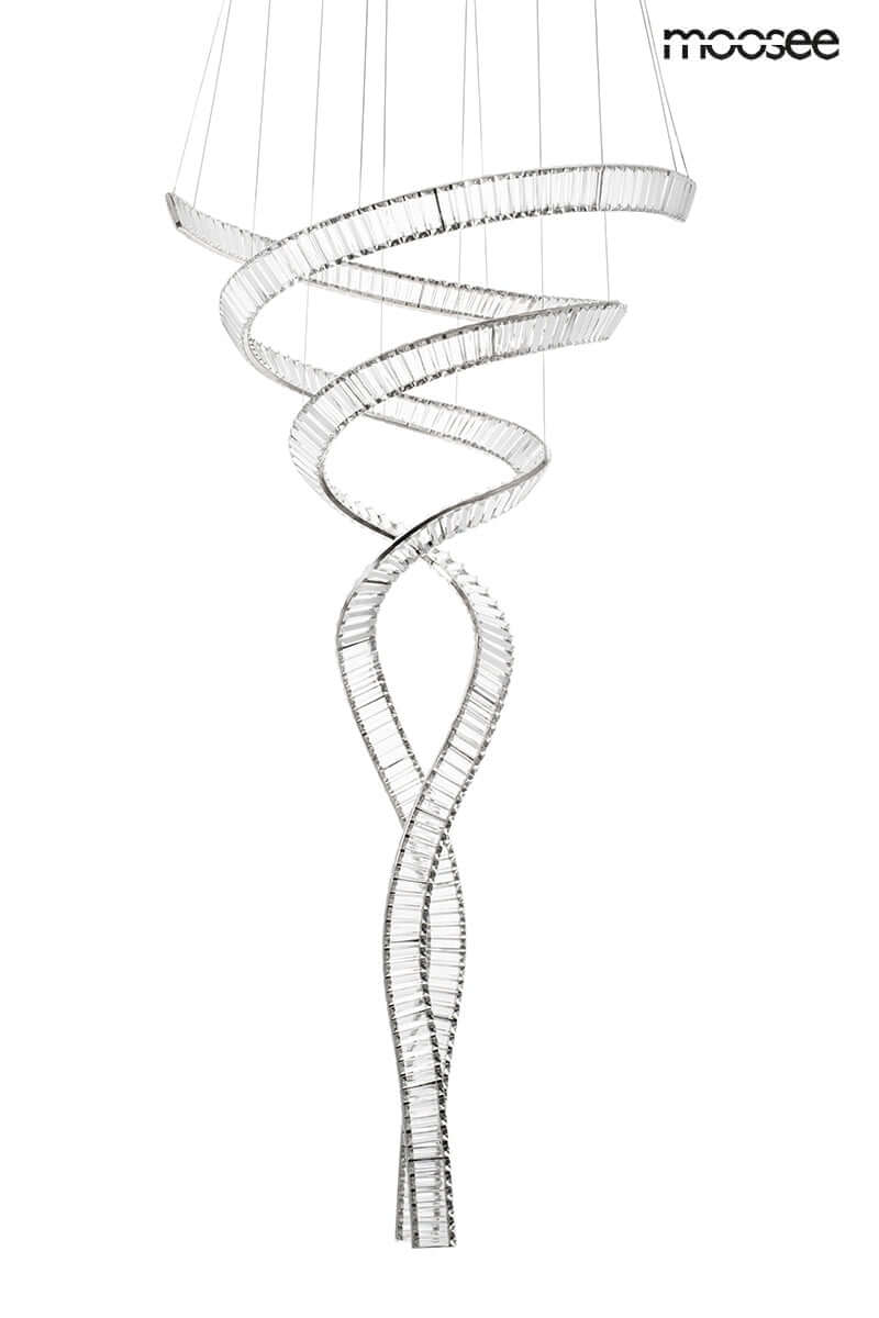 Závesná lampa Wave Cordon 2B chróm