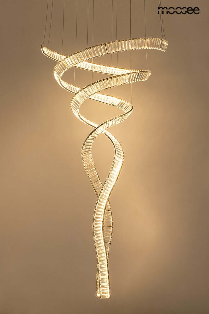 Závesná lampa Wave Cordon 2B chróm