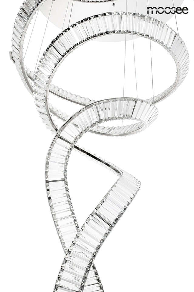 Závesná lampa Wave Cordon 2B chróm