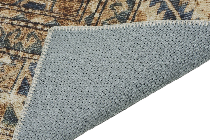 Persian Brown modern szőnyeg felhajtott sarokkal