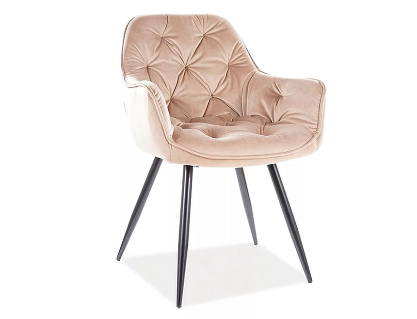 Zamatová stolička z čerešne I.