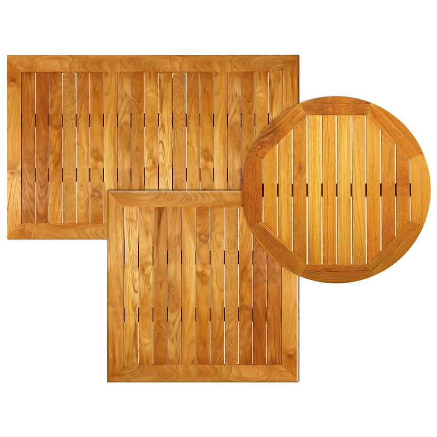 Stolová doska z masívneho teakového dreva