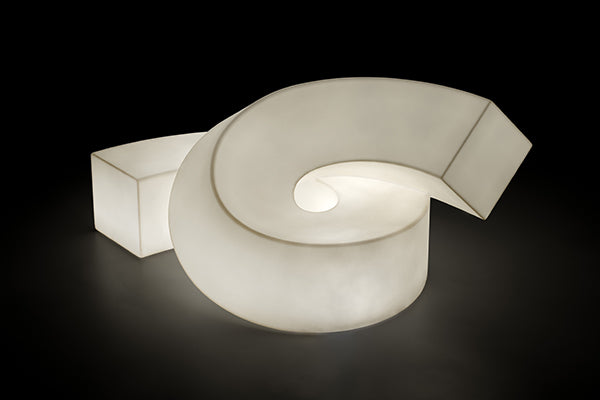 Twist világító ülőelem White Light kivitelben