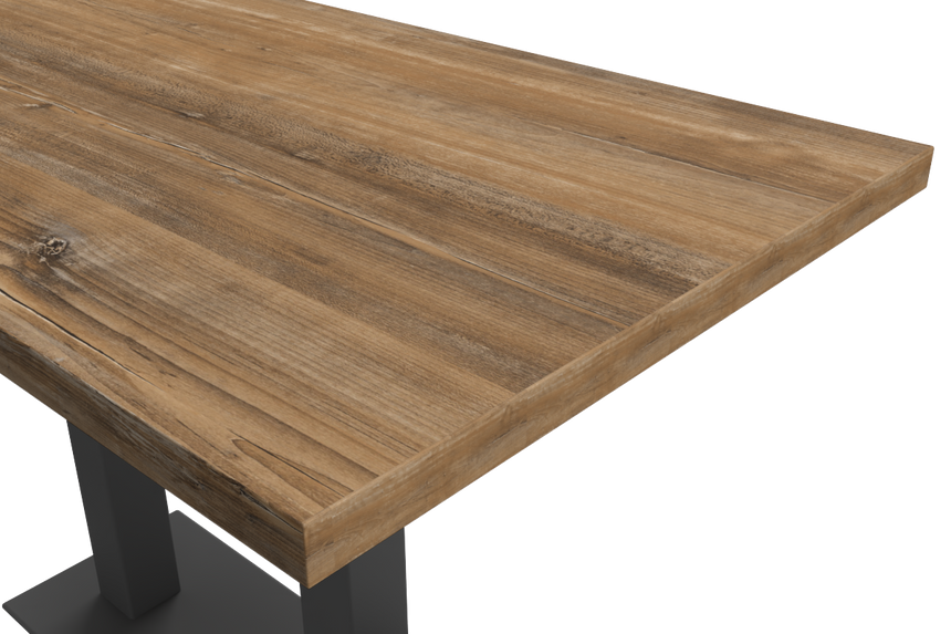 GastroLam – Doska reštauračného stola vo výbere veľkostí v retro dubovej farbe