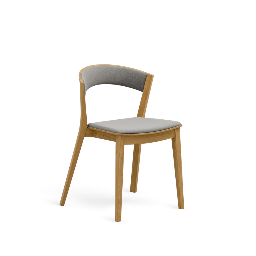 Paged Archer A-4801 szék tölgy vázzal, zöld kárpittal