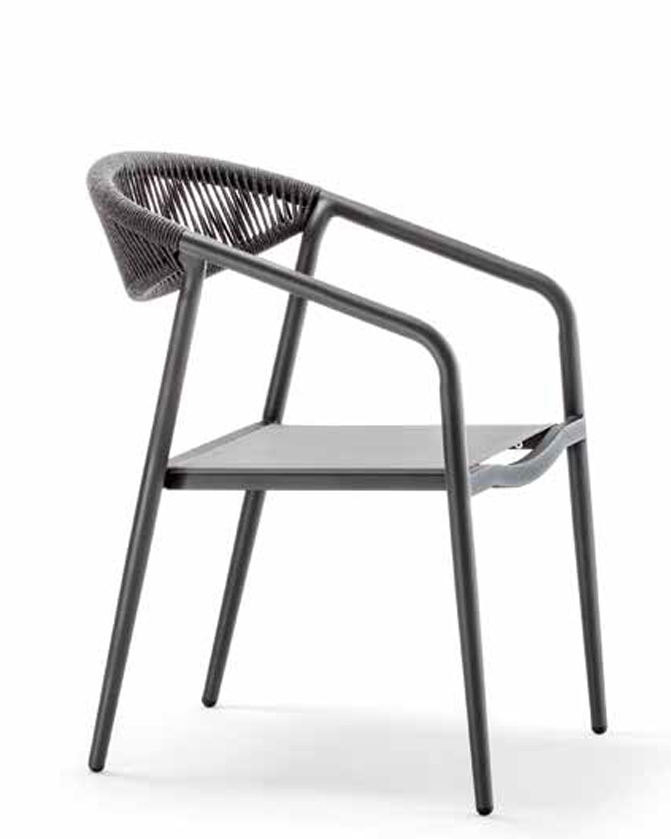 Grattoni záhradné kreslo Maui antracit