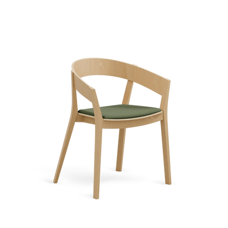 Paged Archer B-4800 karfás szék bükk vázzal, kárpitozott üléssel