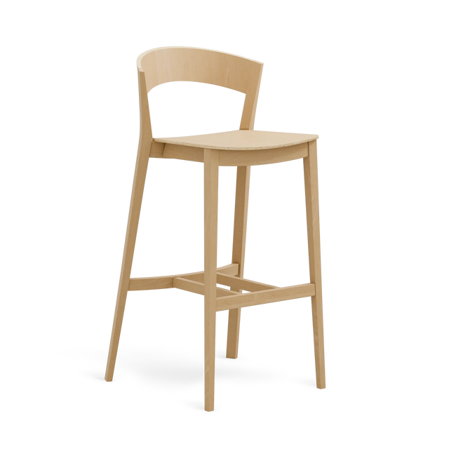Paged Archer H-4800 bárszék világos bükk kivitelben, 78 cm