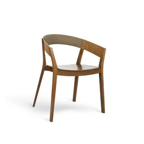 Paged Archer B-4801 karfás szék fa üléssel és kárpitozott háttámlával