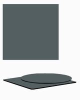 PA tmavosivá HPL/kompaktná stolová doska, 12 mm