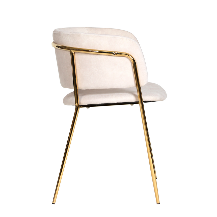 Jedálenská stolička KL Mia v béžovej farbe