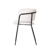 Jedálenská stolička KL Liam v béžovej farbe - manšestrová