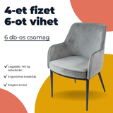 KL Nolan sivá ponuka 6 kusov