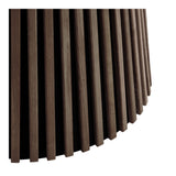 Jedálenský stôl Osaka – Ø140 cm, údený dub 