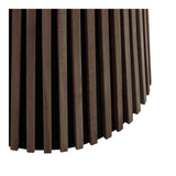 Jedálenský stôl Osaka – Ø120 cm, údený dub 