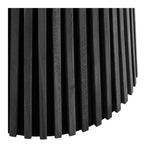 Jedálenský stôl Osaka – Ø120 cm, čierny 