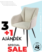 4-dielna súprava KL Verona s ľahko čistiteľnou látkou