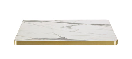 Stolová doska SC 572 z laminátu, efekt carrarského mramoru