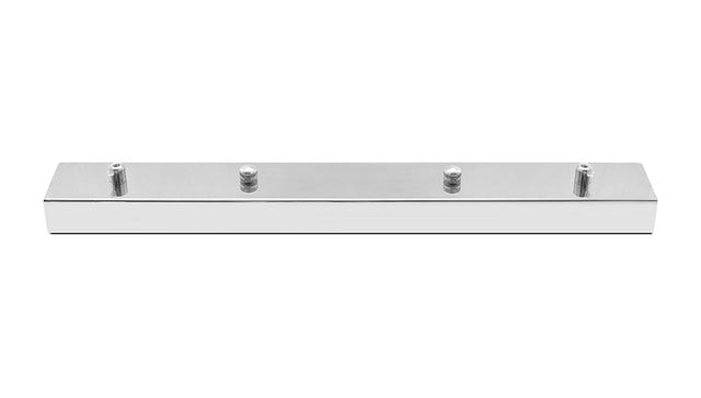 Szögletes mennyezeti rozetta króm – acél