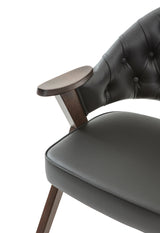 Reštauračná stolička Robert s voliteľným čalúnením a morením