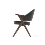 Reštauračná stolička Robert s voliteľným čalúnením a morením