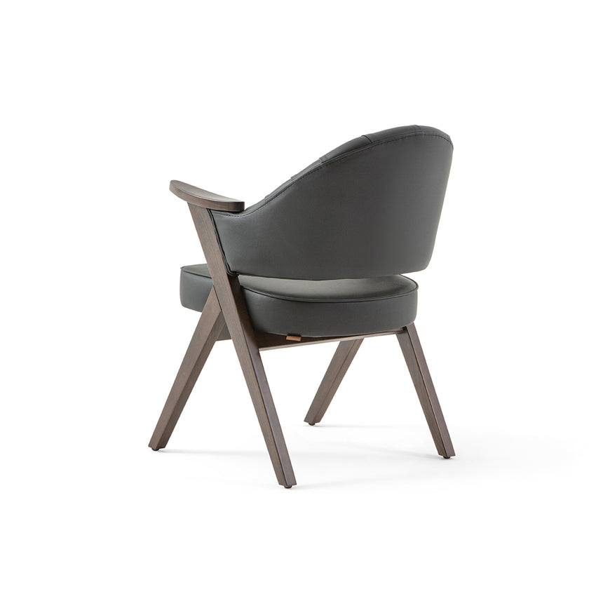 Reštauračná stolička Robert s voliteľným čalúnením a morením