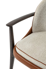 Reštauračná stolička Wilson s voliteľným čalúnením a morením