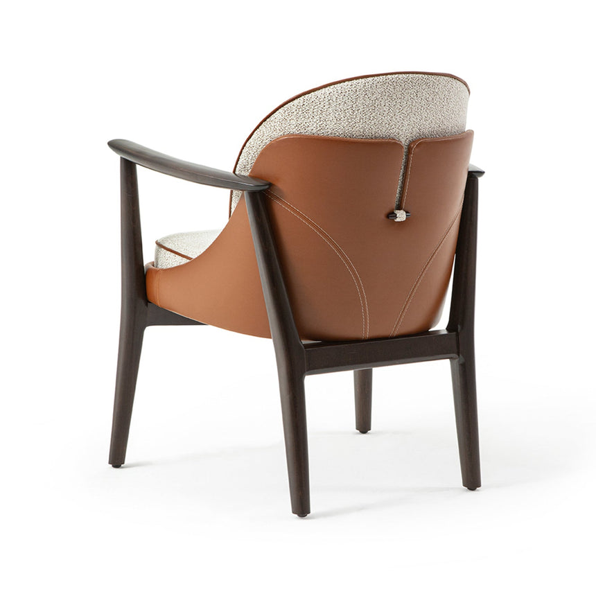 Reštauračná stolička Wilson s voliteľným čalúnením a morením