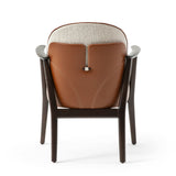 Reštauračná stolička Wilson s voliteľným čalúnením a morením