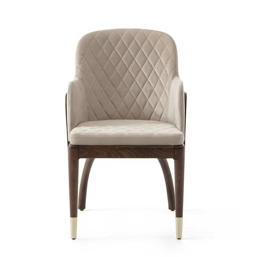 Reštauračná stolička Charla Plus s voliteľným čalúnením a morením