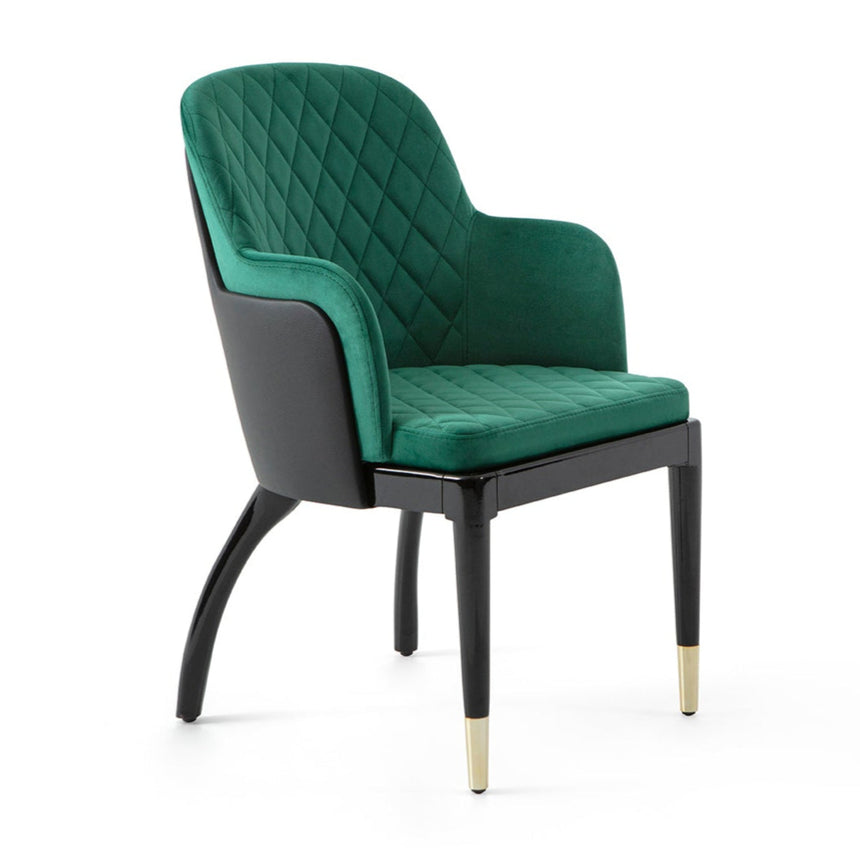 Reštauračná stolička Charla s voliteľným čalúnením a morením