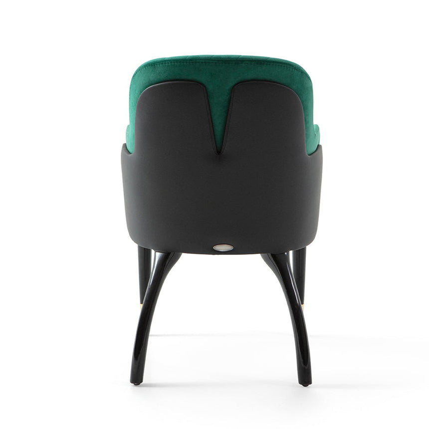 Reštauračná stolička Charla s voliteľným čalúnením a morením