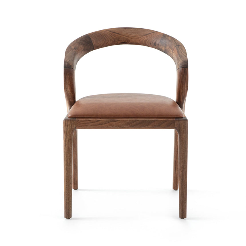 Reštauračná stolička Isla s voliteľným čalúnením a morením 