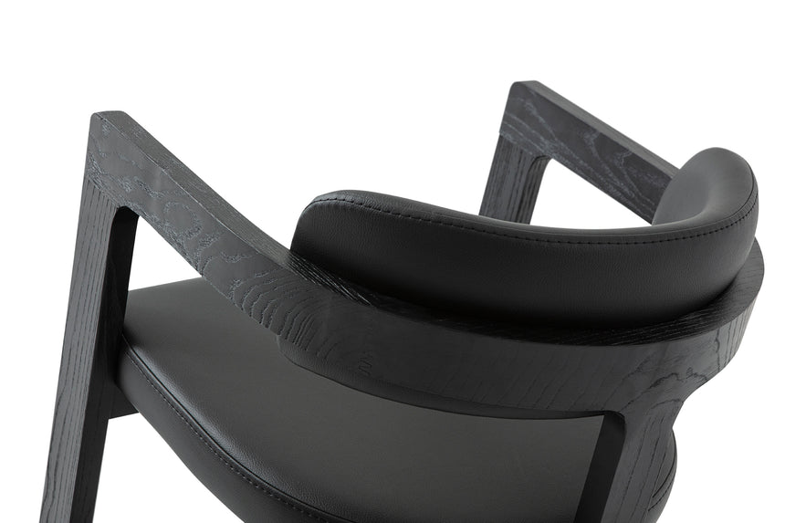 Reštauračná stolička Kyoto s voliteľným čalúnením a morením