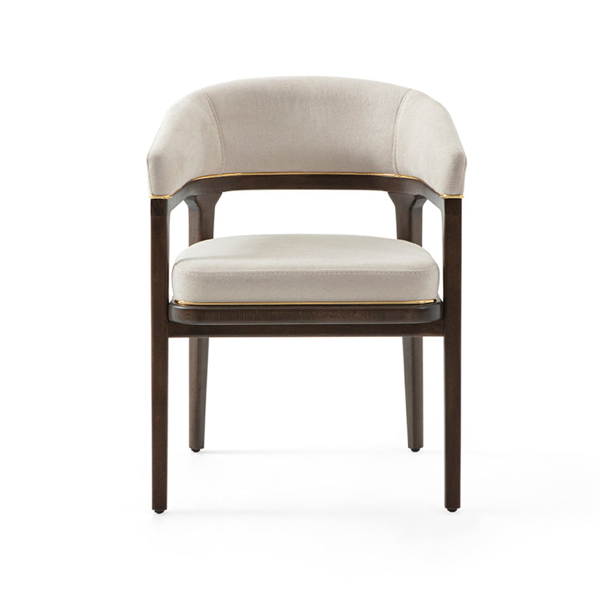 Reštauračná stolička Sophia s voliteľným čalúnením a morením 