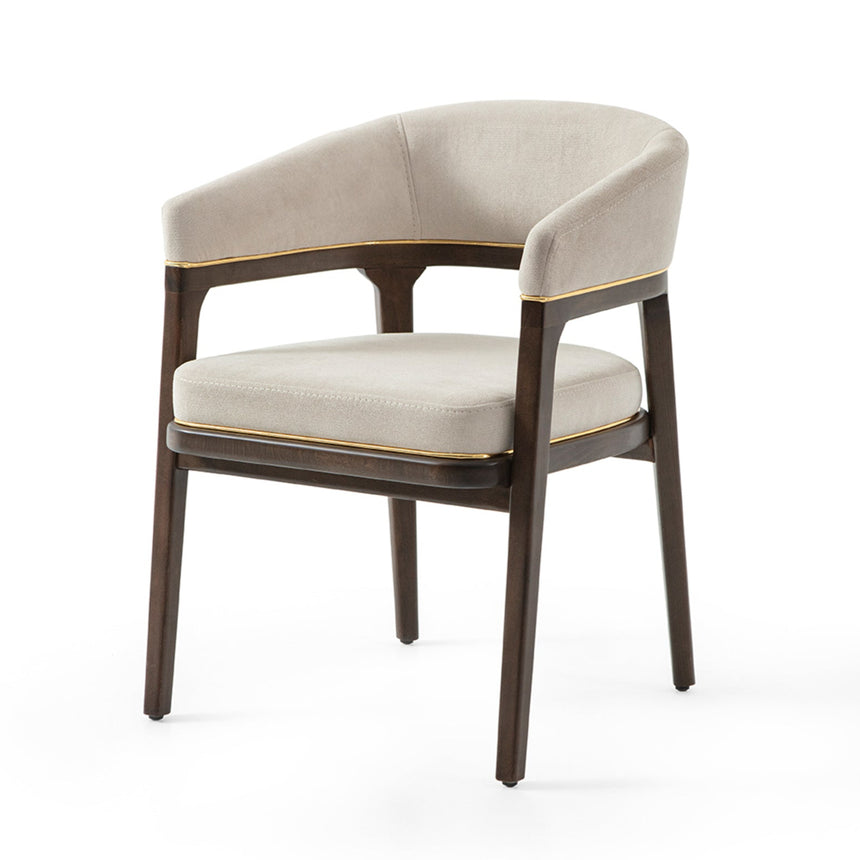 Reštauračná stolička Sophia s voliteľným čalúnením a morením 