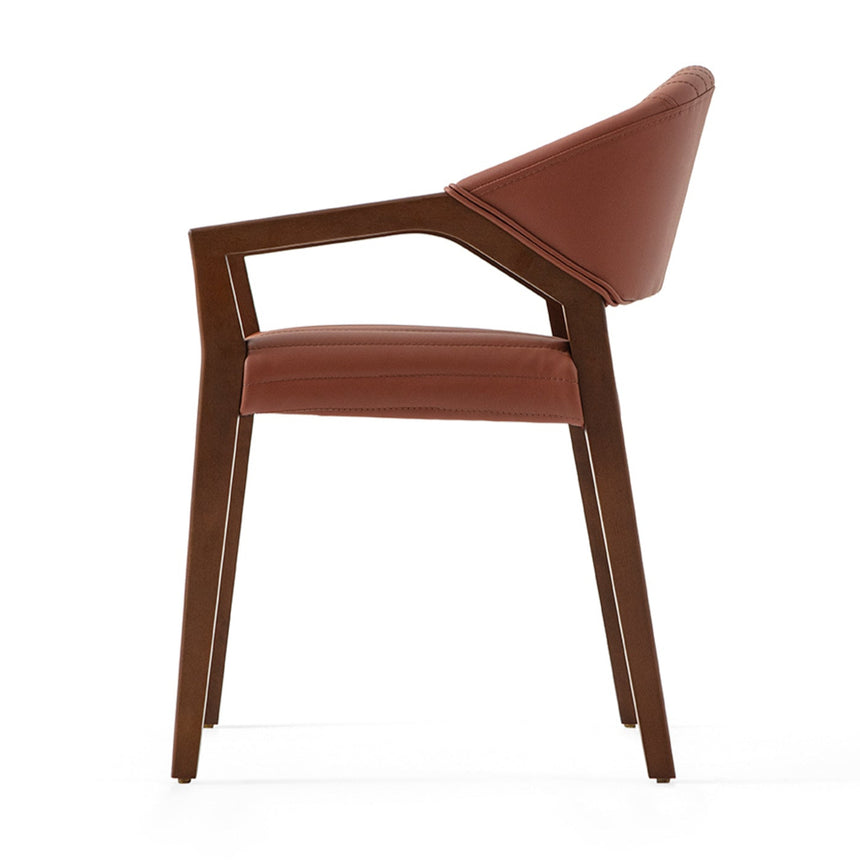 Reštauračná stolička Connor trend s voliteľným čalúnením a morením 