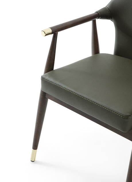 Kalifornská reštauračná stolička s voliteľným čalúnením a morením