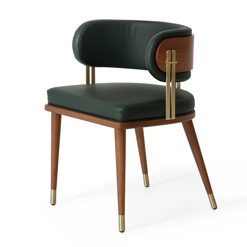 Reštauračná stolička Megan s voliteľným čalúnením a morením