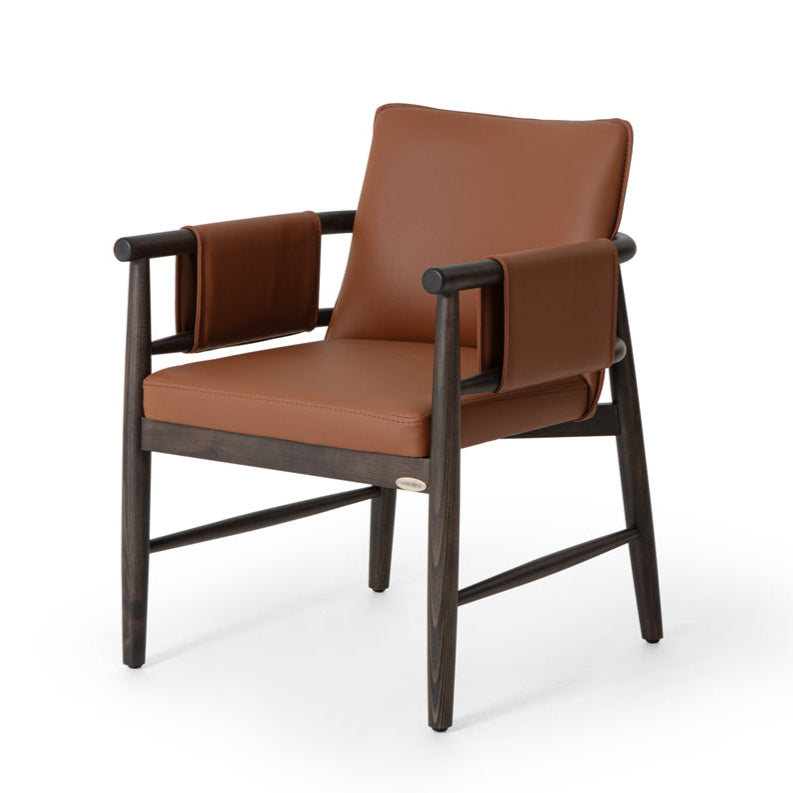 Reštauračná stolička Roy s voliteľným čalúnením a morením