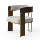 Reštauračná stolička Nino s voliteľným čalúnením a morením