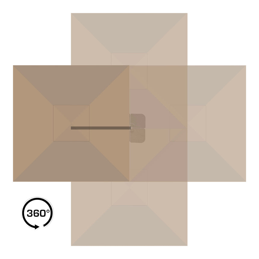 Závesný slnečník Baza