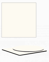 PA Vaječný biely HPL/Kompaktná stolová doska, 12 mm