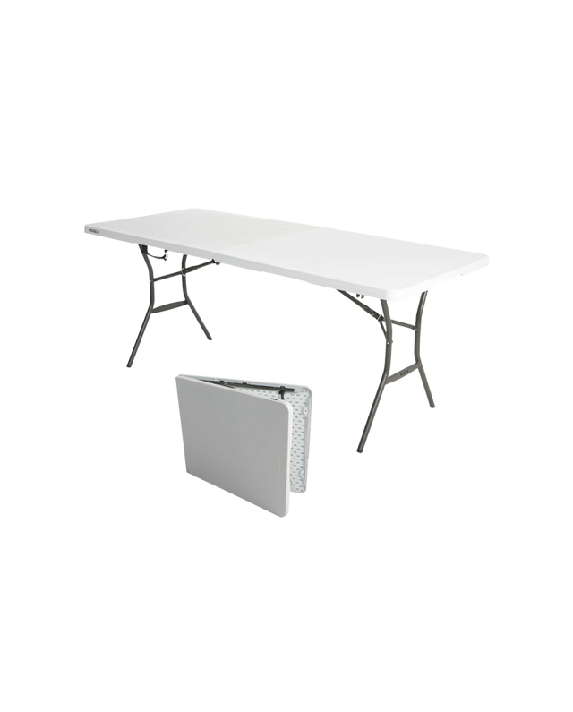 80471 félbehajtható catering asztal 183×76 cm