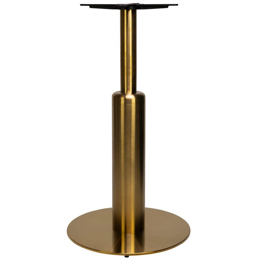 Noha k veľkému barovému stolu KJ Duco, zlatá farba