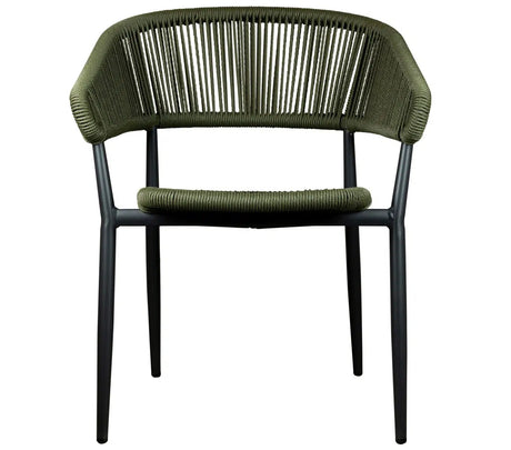 Záhradná stolička Jacco, zelená