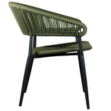 Záhradná stolička Jacco, zelená