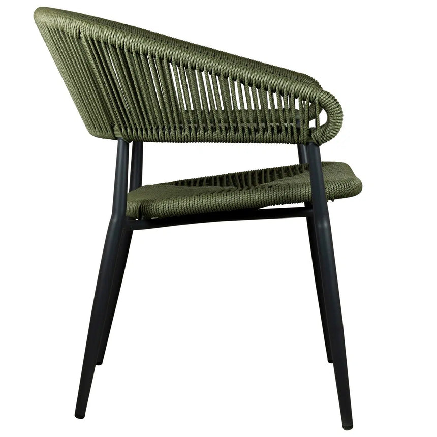 Záhradná stolička Jacco, zelená