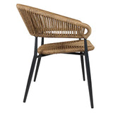 Záhradná stolička Jacco, prírodná farba