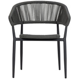 Záhradná stolička Jacco, sivá